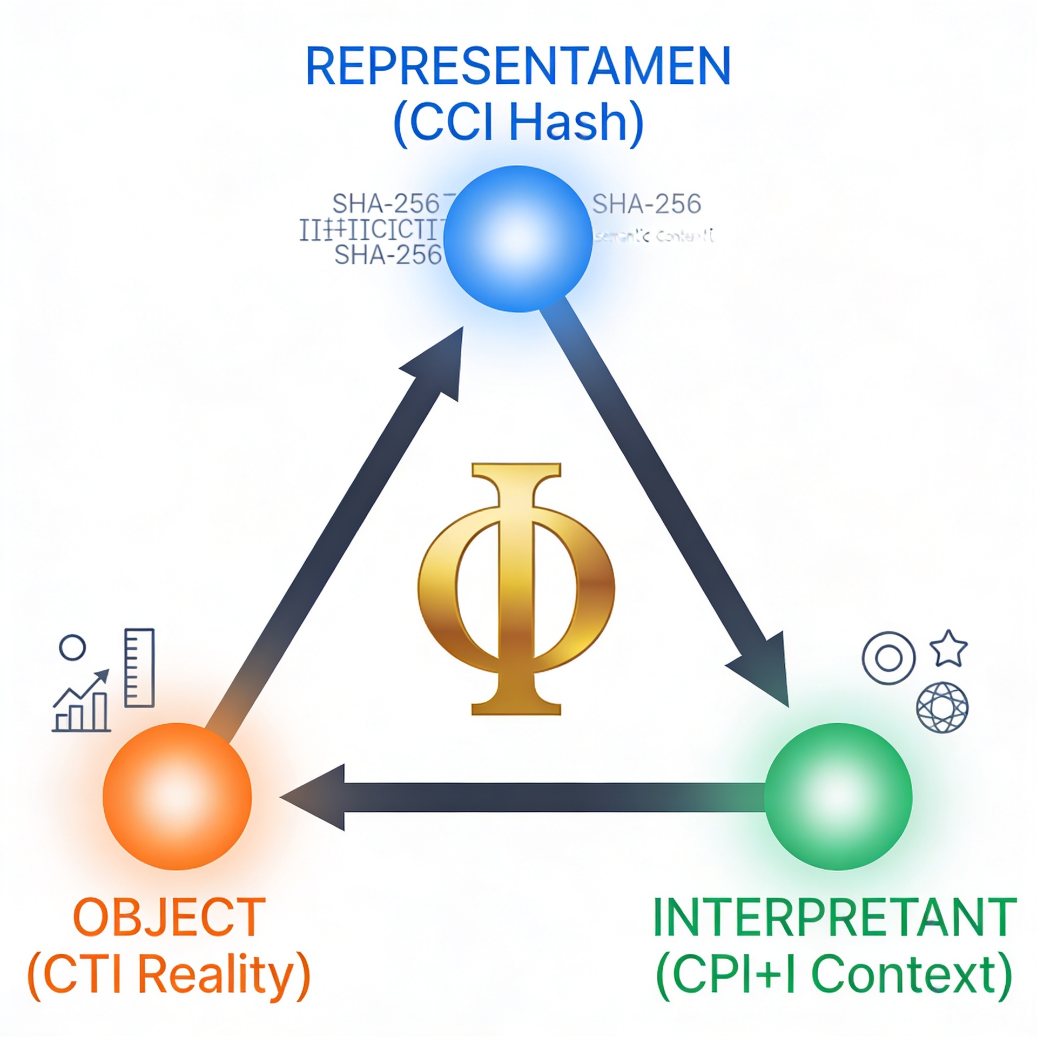 Peircean Triadic Sign Structure